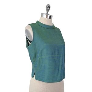 vintage 90's cropped structured blouse